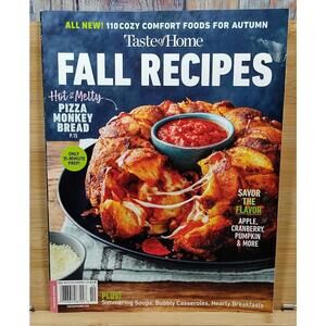 Taste of Home Fall Recipes Cookbook - Cozy Comfort Foods for Autumn